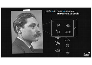 Sólo 4 de cada 10 anuncios
aparece en pantalla
 