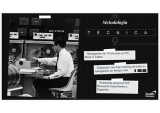 T É C N I C A
Metodología
 