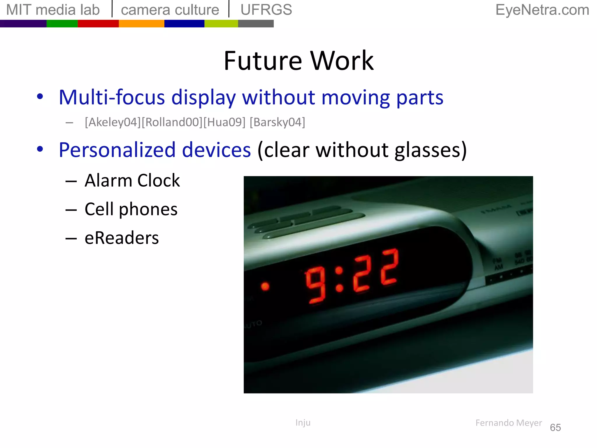 Relaxed Eye DisplayAPoints overlapVirtual Point at the far limitB54