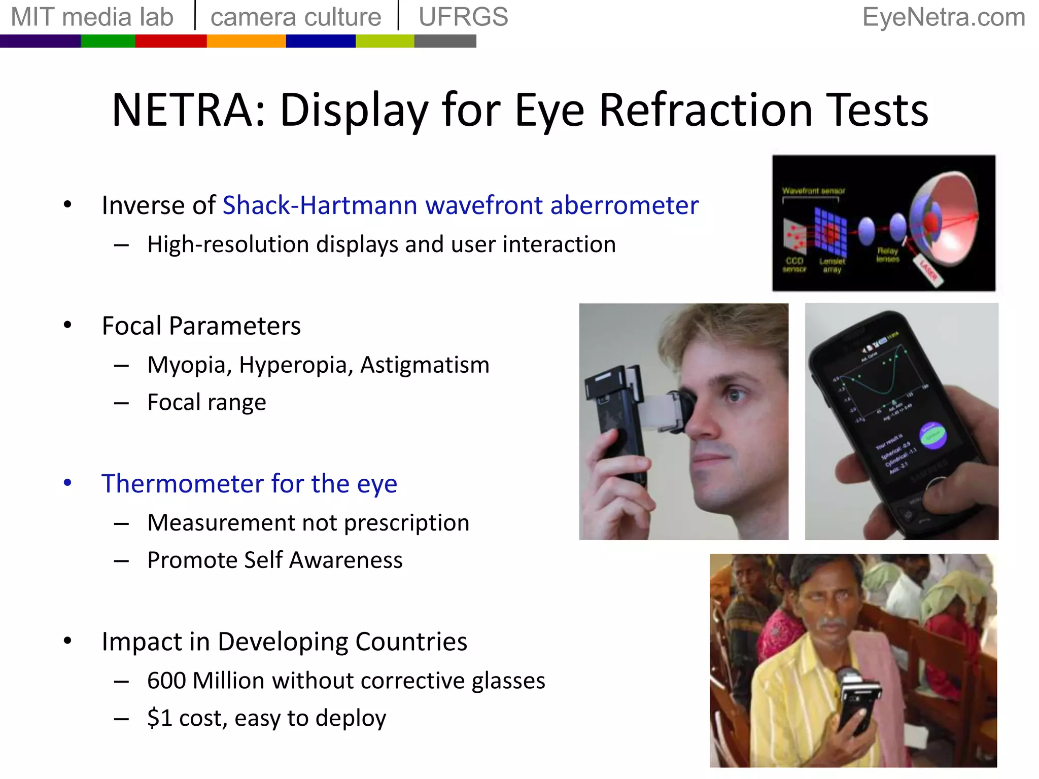 Accommodated Eye DisplayMove points towards each otherAPoints overlapB56Virtual pointgetting closerSubject Accommodates to fix the “blur”  