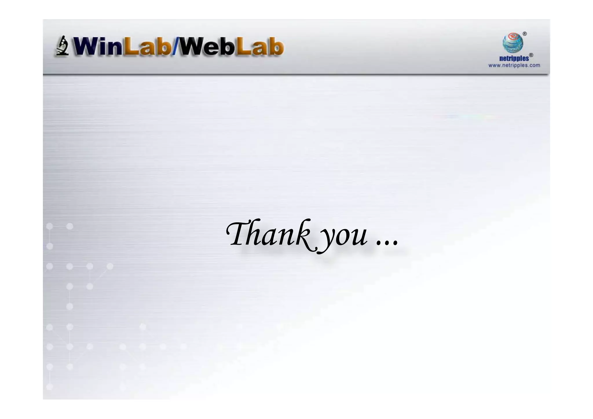 Netripples Advanced Laboratory Information System@Sept2008@Mpvrn1
