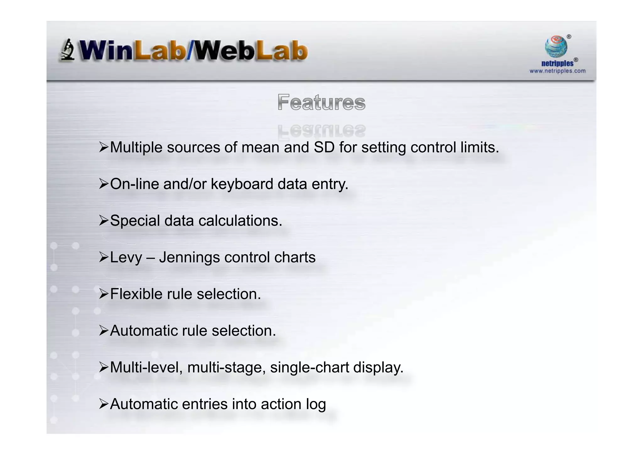 Netripples Advanced Laboratory Information System@Sept2008@Mpvrn1
