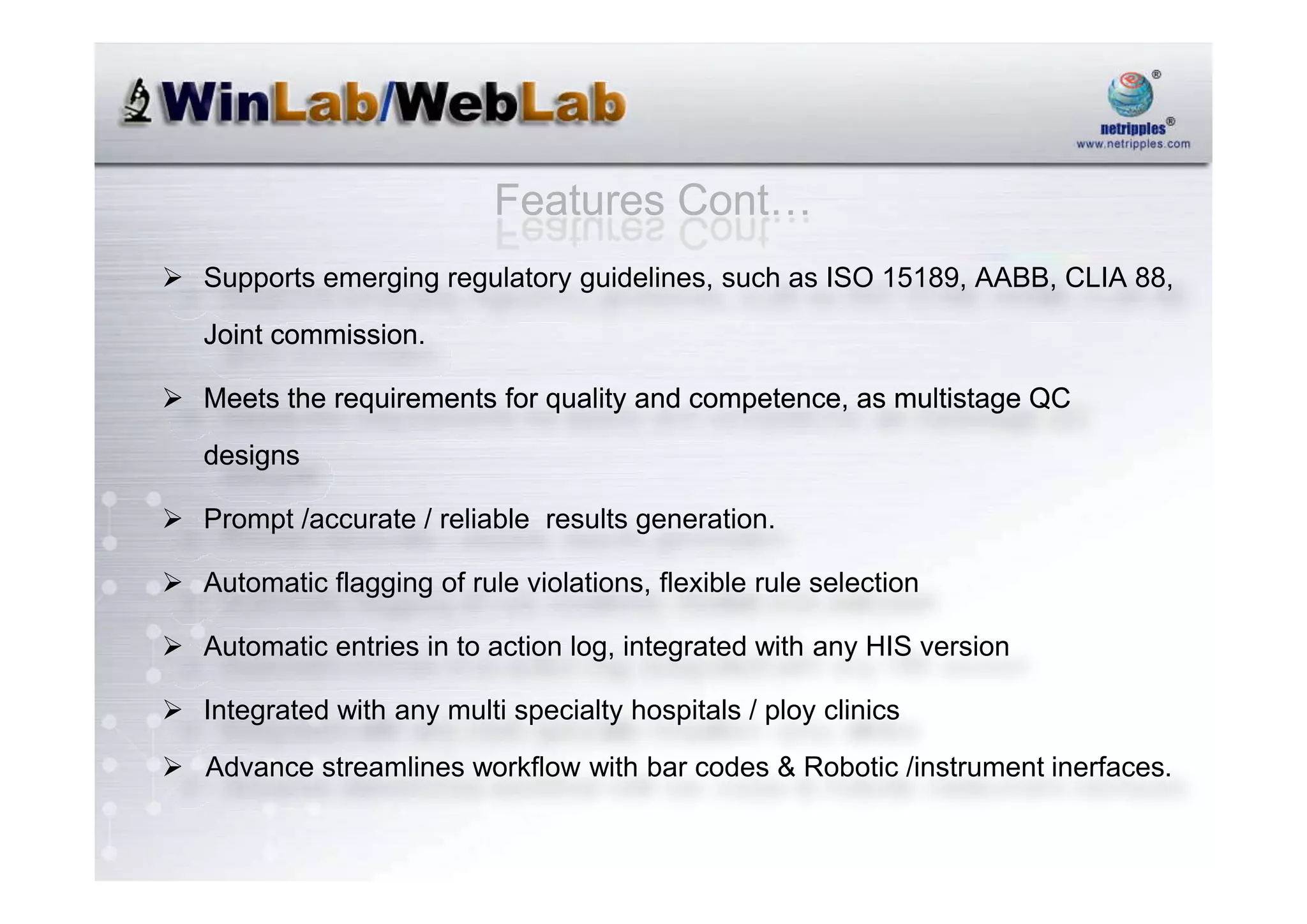 Netripples Advanced Laboratory Information System@Sept2008@Mpvrn1