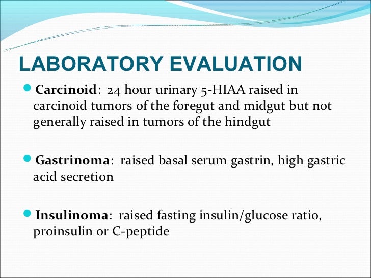 5 hiaa levels in carcinoid