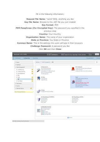 Net scaler installation and configuration | DOCX