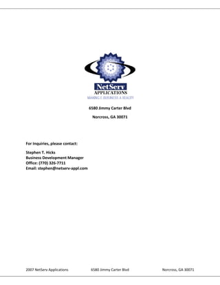 Net Serv Applications | PDF
