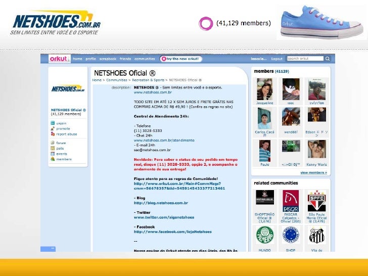 telefone da central de atendimento netshoes