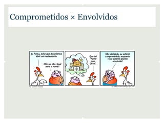 Comprometidos × Envolvidos
 