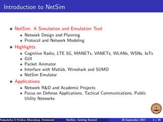 Netsim webinar-iitm-sep-17 | PDF