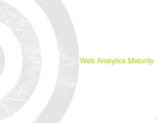 Web Analytics Maturity




           Netsociety Confidential and Proprietary   3
 