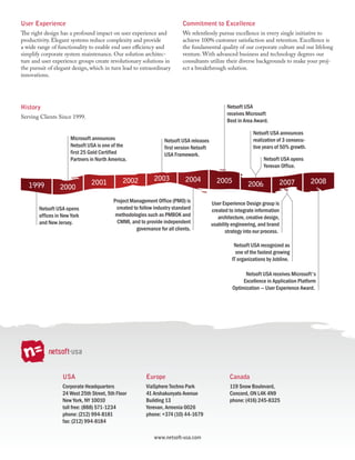 Netsoft Usa About Us  040109