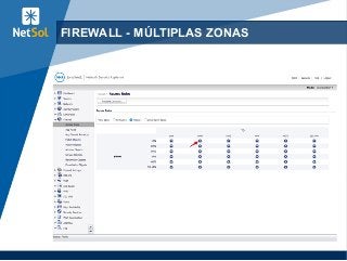45
FIREWALL - MÚLTIPLAS ZONAS
 