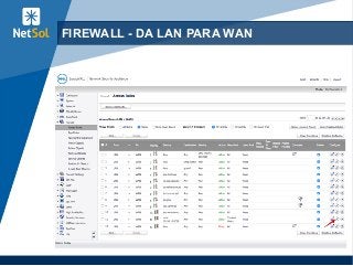 46
FIREWALL - DA LAN PARA WAN
 