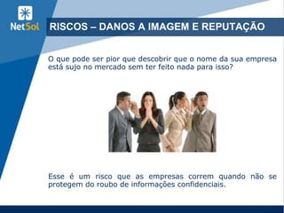 8
DIAGRAMA NEXT GENERATION FIREWALL
Identificação
• Por aplicação - não por porta ou protocolo
• Por usuário/grupo - não por IP
• Por conteúdo - não por nome de arquivo
Categorização
• Por aplicação
• Por categoria de aplicação
• Por destino
• Por conteúdo
• Por usuário/grupo
Controle
• Prioriza aplicações por política
• Gerencia aplicações por política
• Bloqueia aplicações por política
• Detecta e bloqueia malware
• Detecta e previne tentativas de intrusão
 