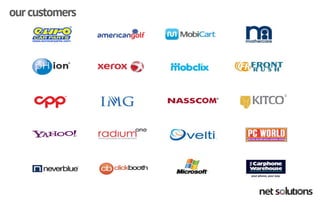 About us 
our customers  