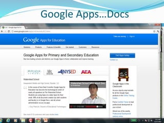 Google Apps…Docs 
 