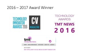 2016 – 2017 Award Winner
 