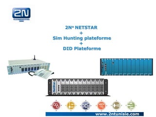2N® NETSTAR
+
Sim Hunting plateforme
+
DID Plateforme

www.2ntunisie.com

 