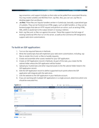 Netsuite e commerce training doc | PDF