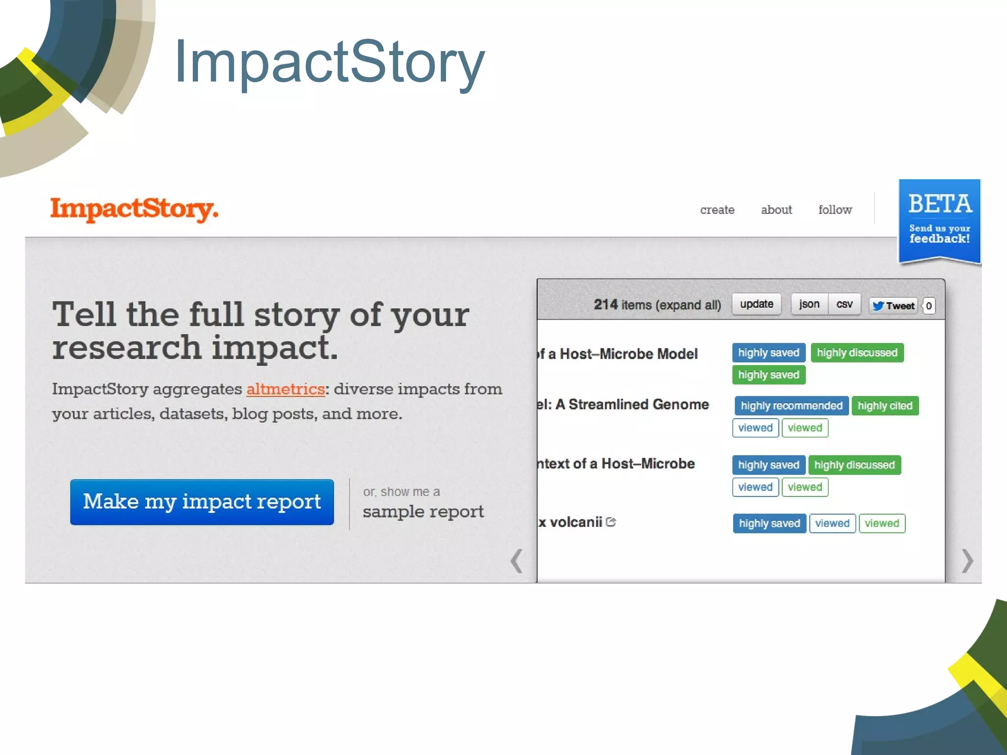 ImpactStory

 