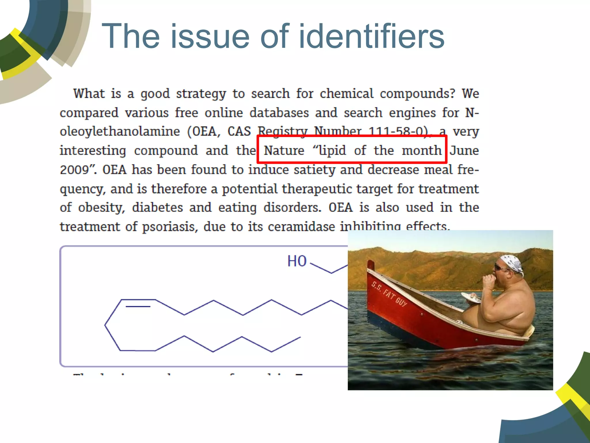 The issue of identifiers

 