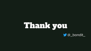 Thank you
@_bondit_
 