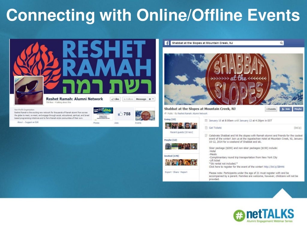 Connecting with Online/Offline Events