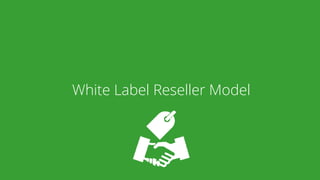 White Label Reseller Model
 