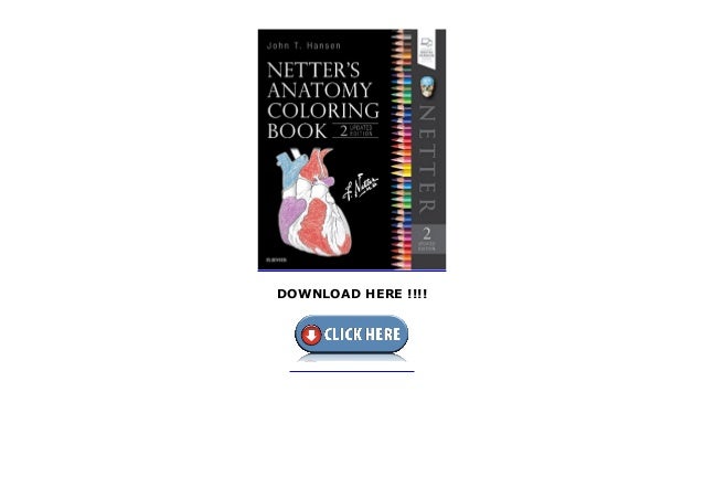 Download Netter s Anatomy Coloring Book Updated Edition, 2e (Netter ...