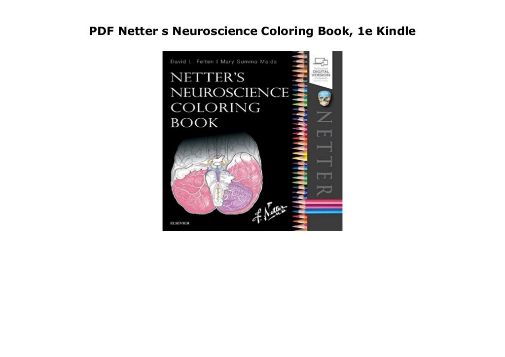 PDF Netter s Neuroscience Coloring Book, 1e Kindle