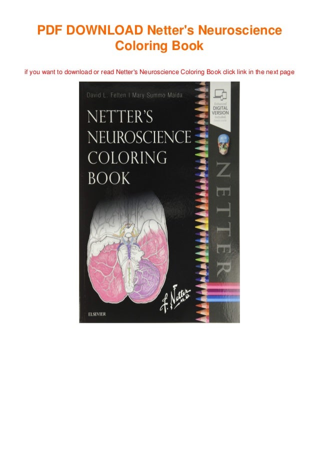 Netter's Neuroscience Coloring Book full_acces
