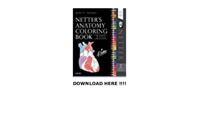 Download Netter's Anatomy Coloring Book Updated Edition TOP RATED#5