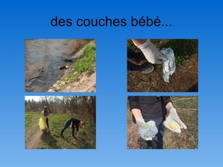des couches bébé...
 