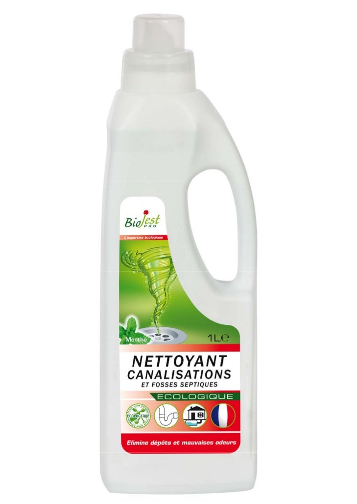 Nettoyant professionnel canalisations et fosses septiques écologique