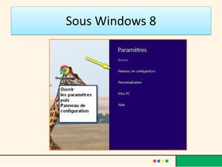 Sous Windows 8
 