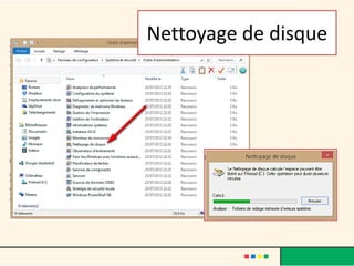Nettoyage de disque
 