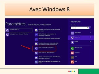 Avec Windows 8
 