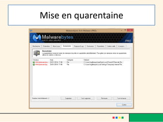 Mise en quarentaine
 