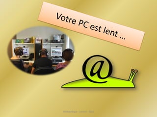 Windows 8.1 : restauration et
réinstallation système
Médiathèque - Lorient - 2016
http://www.windows8facile.fr/windows-81-...