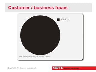 Customer / business focus




Copyright 2009. This document is produced by Nett.
 