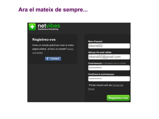 Ara el mateix de sempre... 