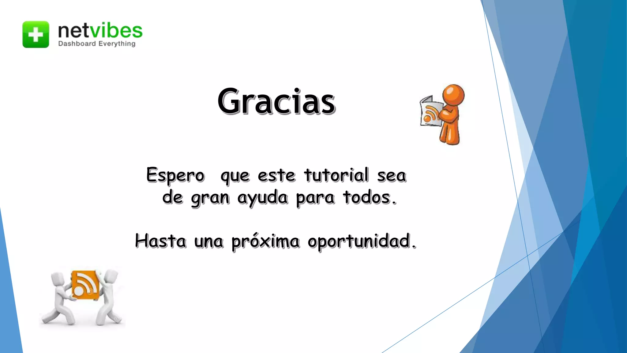 Tutoria de  Netvibes