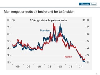 4 
Men meget er trods alt bedre end for to år siden 
 
