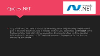 Net vs java | PPTX