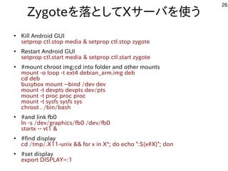Android Nexus7でLinuxを色々と遊んでみよう　Hacking of Android Nexus7 by Linux