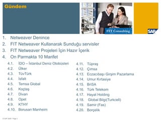 10 yıldır sadece Teknolojiye (Basis, ABAP, Mobil, Entegrasyon ve Netweaver) odaklanmıştır.