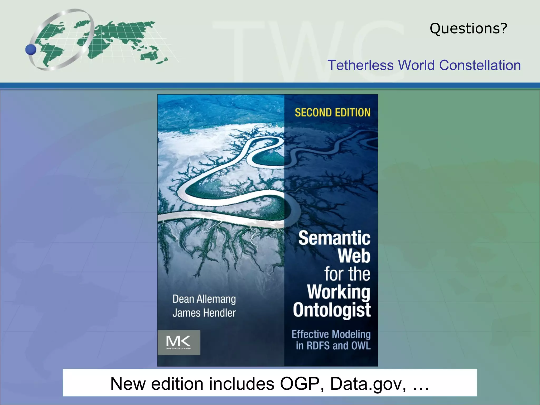 Questions? New edition includes OGP, Data.gov, … 