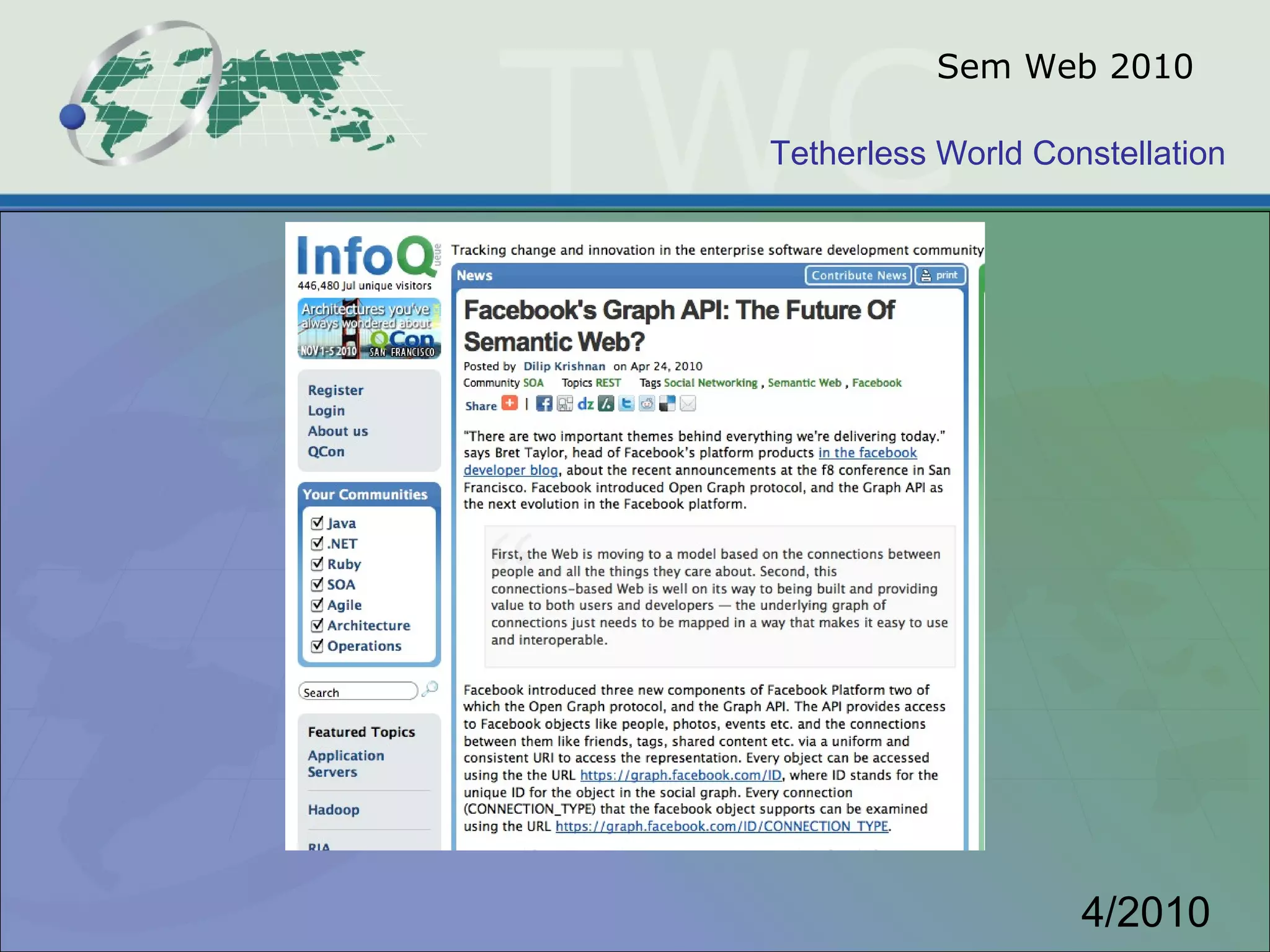 Sem Web 2010 4/2010 