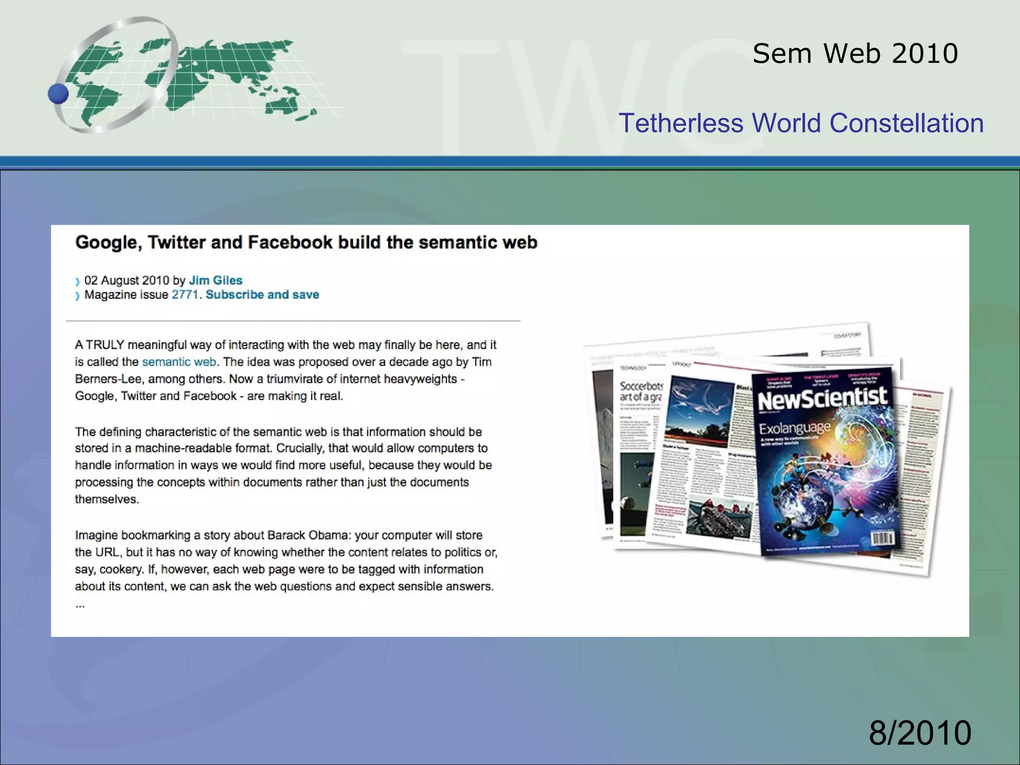 Sem Web 2010 8/2010 