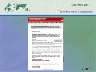 Sem Web 2010 7/2010 